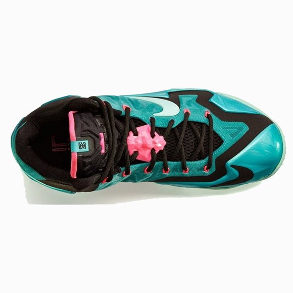 Nike Lebron XI South Beach Shoes Size 11 NIB - Picture 2 of 14